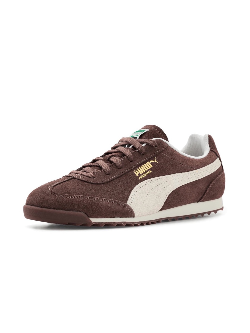 Puma Arizona Brown Suede Men’s Sneaker with Cream Formstripe